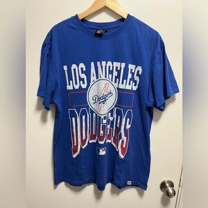 Genuine Merchandise by Majestic Los Angeles Dodgers Blue T-Shirt Size Large